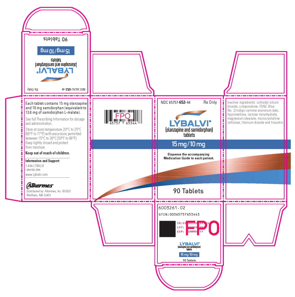 Principal Display Panel - 15 mg/10 mg 90 Tablets Carton Label
