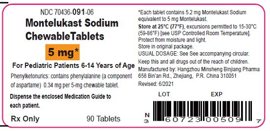 Montelukast Chewable Tablets - FDA prescribing information, side ...