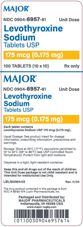 175mcg carton label