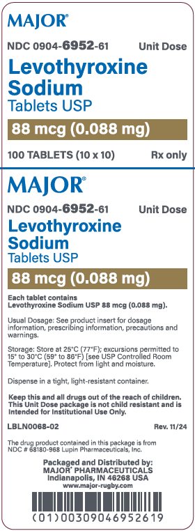 88mcg carton label