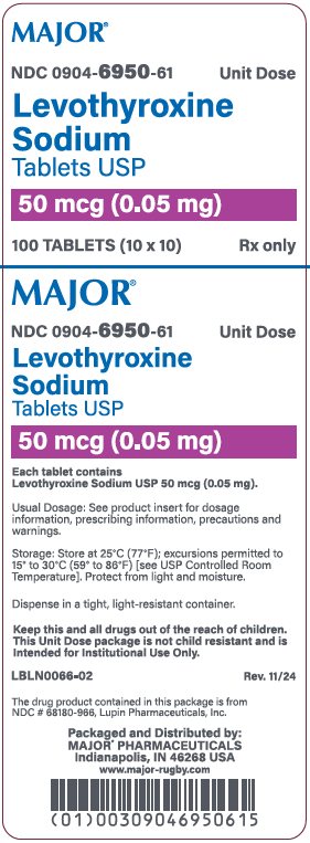 50mcg carton label