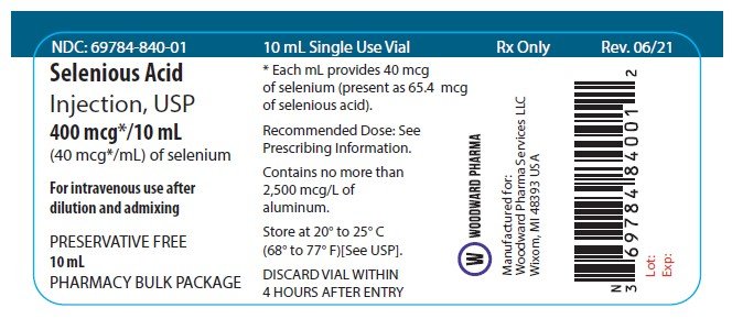 Vial Label 10 mL