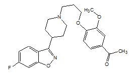 FANAPT structural formula 