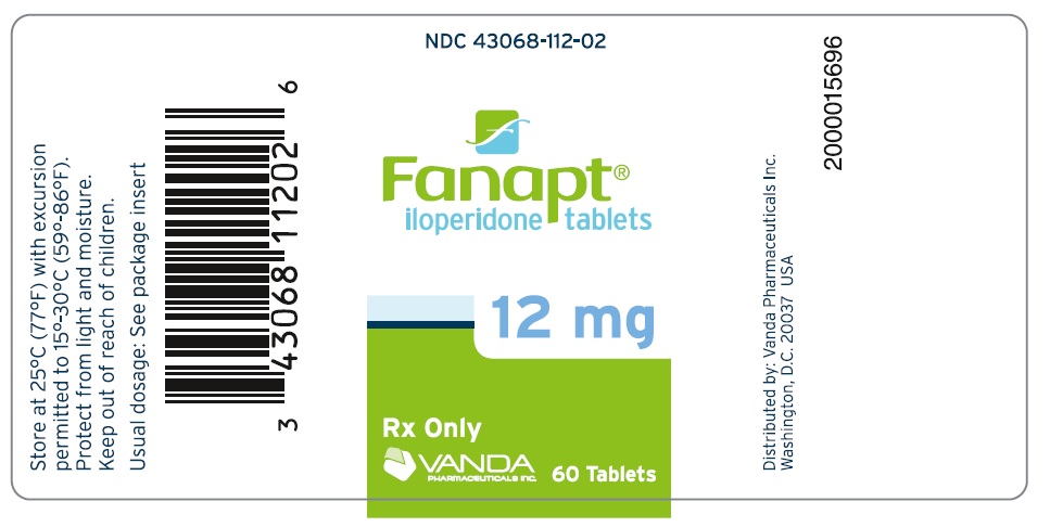 PRINCIPAL DISPLAY PANEL - 12mg Label