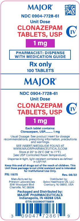 1mg carton label