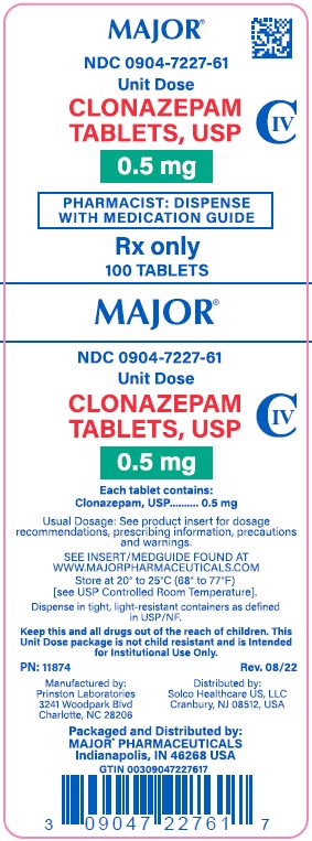 0.5mg carton label