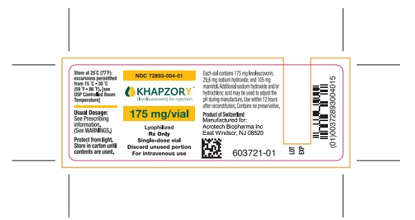 Khapzory 175 mg/vial vial