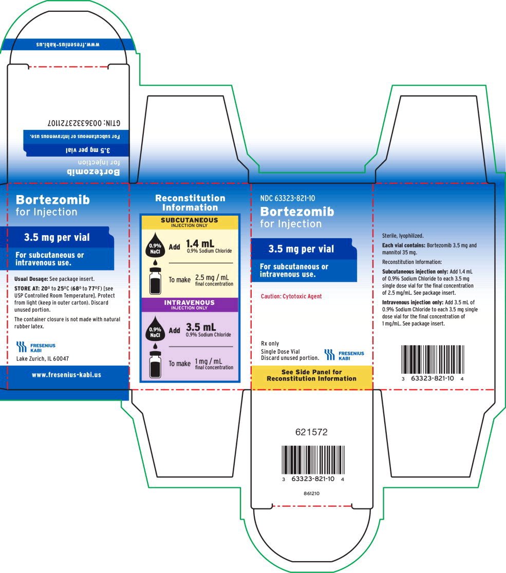 PACKAGE LABEL - PRINCIPAL DISPLAY – Bortezomib for Injection 3.5 mg Vial Label 