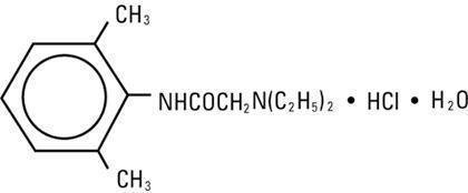 Lidocaine Chemical Structure