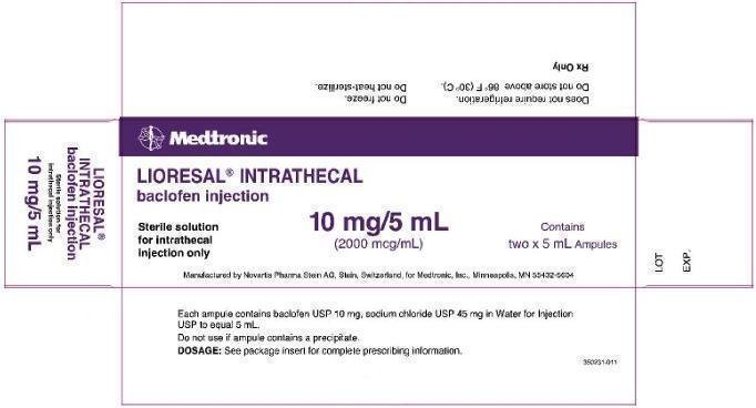 Lioresal Intrathecal FDA prescribing information, side ~ Lioresal Intrathecal FDA prescribing information, side ~ Baclofen Dosage