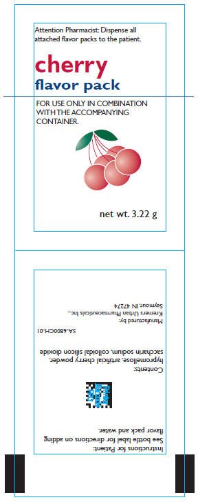 PRINCIPAL DISPLAY PANEL - 3.22 g Cherry Flavor Pack Label