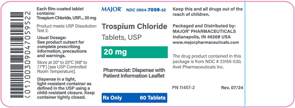 20mg bottle label
