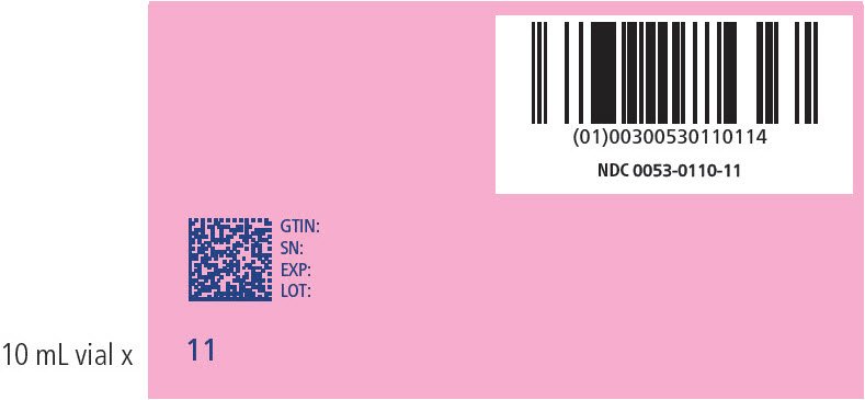 PRINCIPAL DISPLAY PANEL - NDC: 0053-0110-11_ 51-55 KG KIT VARIABLE LABEL