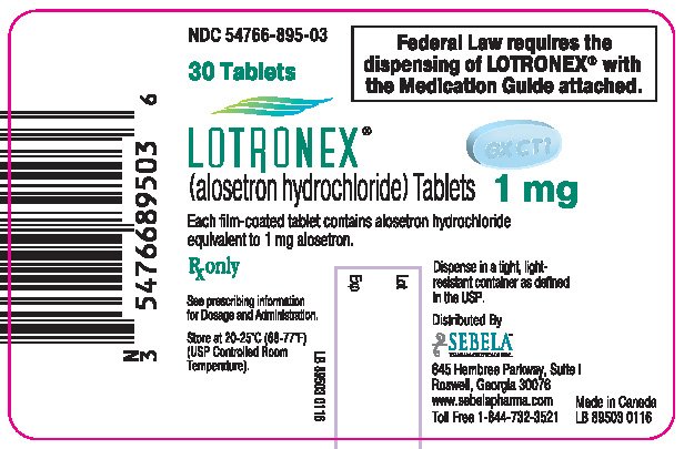 Principal Display Panel - Lotronex 1 mg Bottle Label
