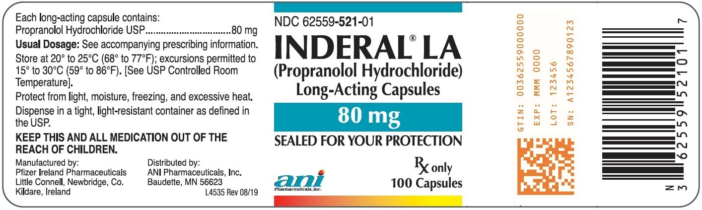 Inderal la 80mg