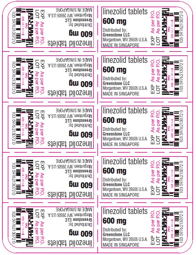 PRINCIPAL DISPLAY PANEL - 600 mg Tablet Blister Pack Label