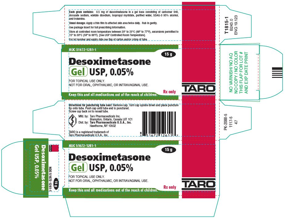 PRINCIPAL DISPLAY PANEL - 0.05%, 15 g Gel Carton