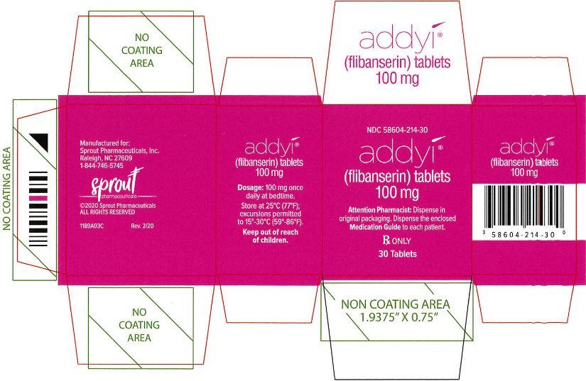 Addyi Carton (New)