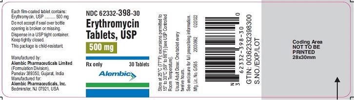 Erythromycin tablets 250mg