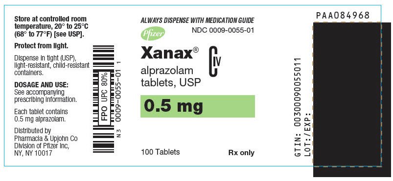 xanax prescription info