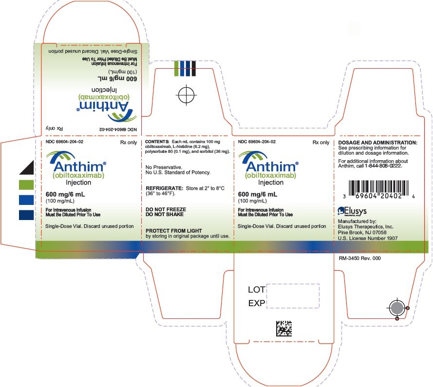 600 mg/6 mL Carton Label