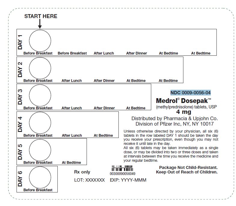 PRINCIPAL DISPLAY PANEL - 4 mg Tablet Dose Pack