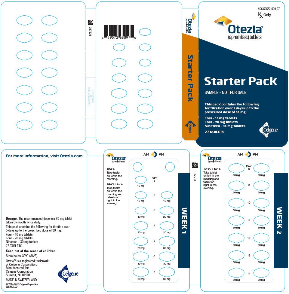 Otezla - FDA prescribing information, side effects and uses