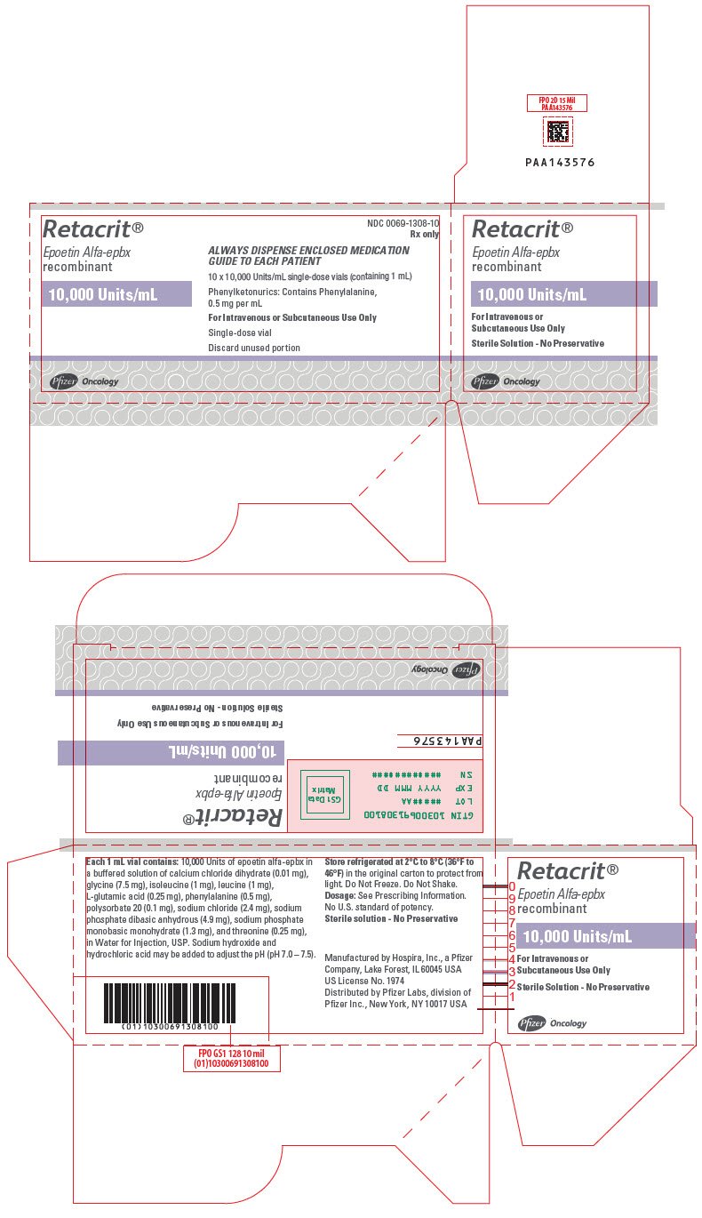 PRINCIPAL DISPLAY PANEL - 10,000 Units/mL Vial Carton