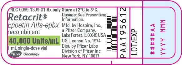 PRINCIPAL DISPLAY PANEL - 40,000 Units/mL Vial Label