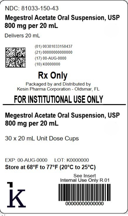 Megestrol Acetate 20 mL 30 ct Carton