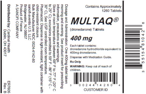400mg bottle label