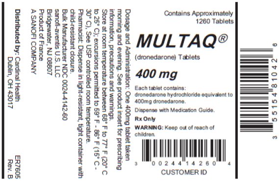 400mg bottle label