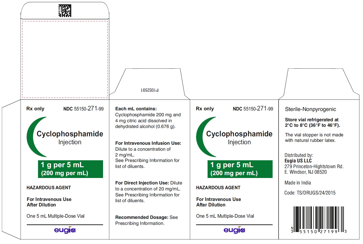 PACKAGE LABEL-PRINCIPAL DISPLAY PANEL-1 g per 5 mL (200 mg per mL) - Container-Carton (1 Vial)