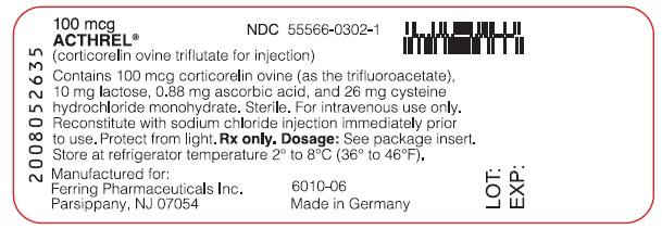 Principal Display Panel - 100 mcg Vial Label