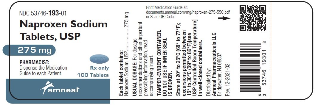 275mg 100ct Label