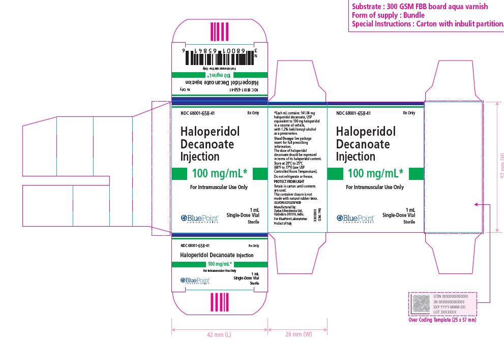 Haloperidol Injection 100mg/ml 1ml vial carton