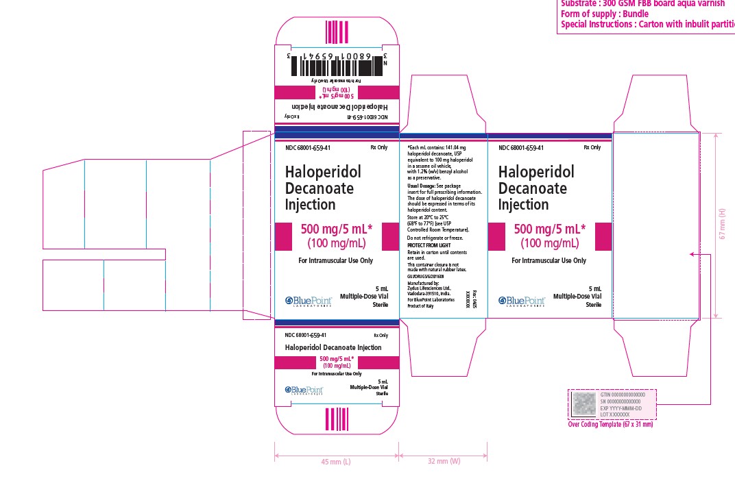 Haloperidol 500mg per 5 ml multi dose carton