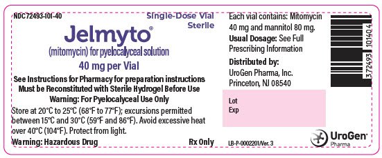 PRINCIPAL DISPLAY PANEL - 40 mg Vial Label