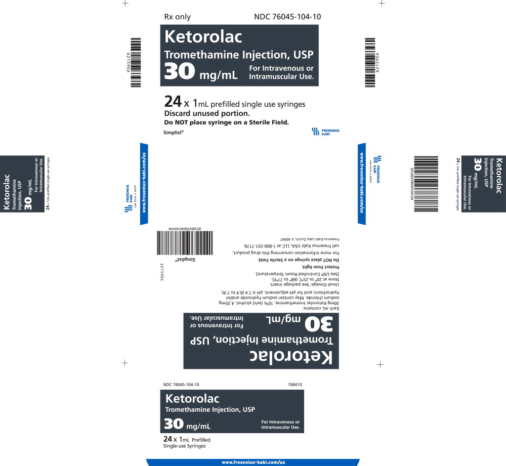 Ketorolac Injection Package Insert