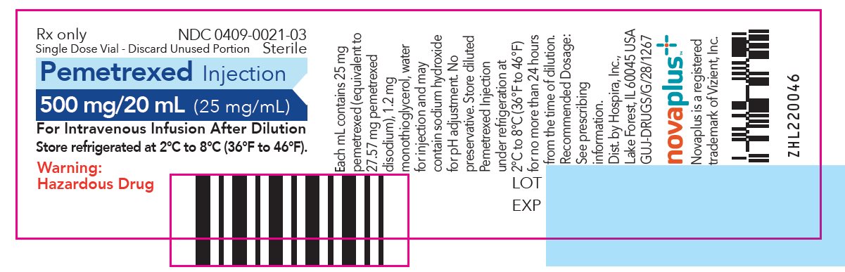 PRINCIPAL DISPLAY PANEL - 20 mL Vial Label