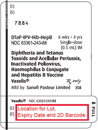 PRINCIPAL DISPLAY PANEL - 0.5 mL Syringe Label