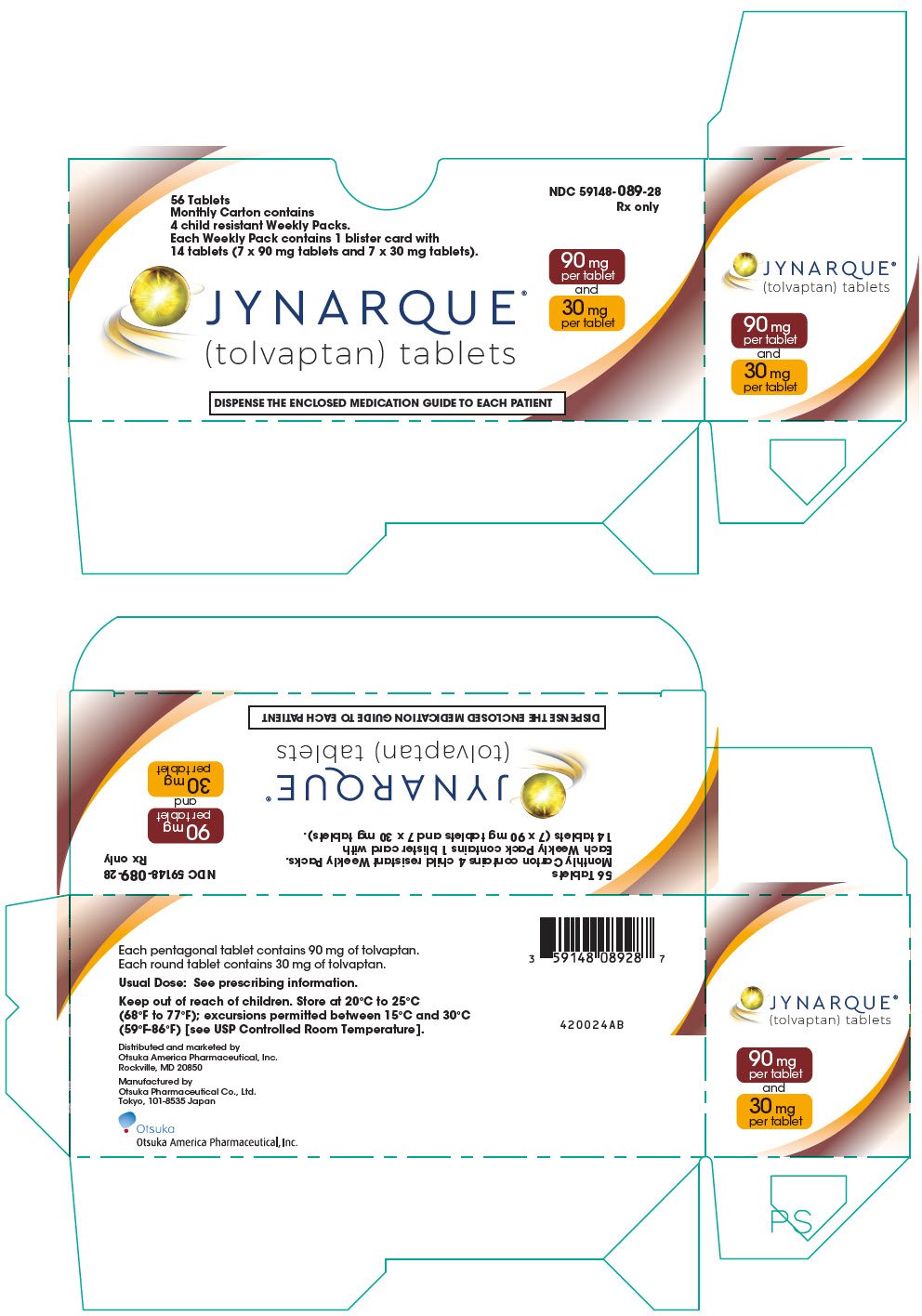 PRINCIPAL DISPLAY PANEL - Kit Carton - 90 mg and 30 mg