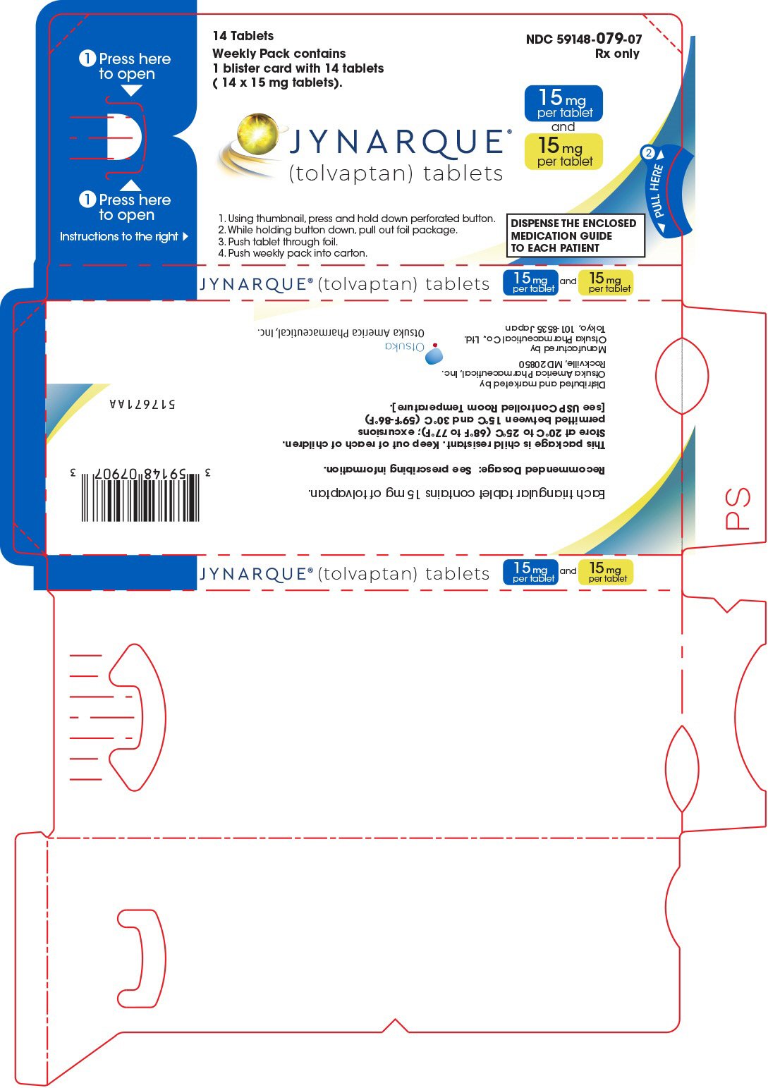 PRINCIPAL DISPLAY PANEL - 15-15 mg Sleeve