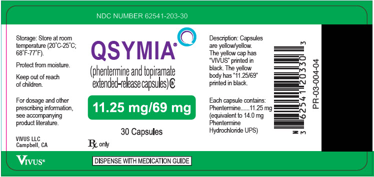 PRINCIPAL DISPLAY PANEL - 11.25 mg/69 mg Capsule Bottle Label