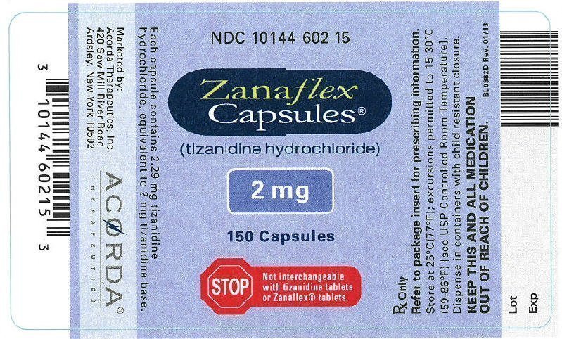 Zanaflex 2mg Tablets