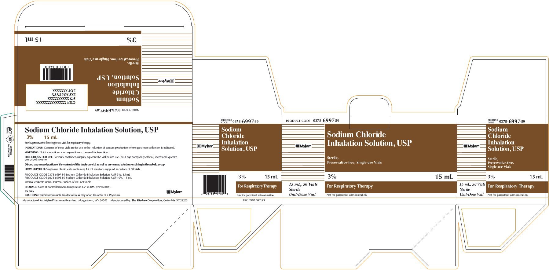 Sodium Chloride Inhalation Solution 3% 15mL Carton