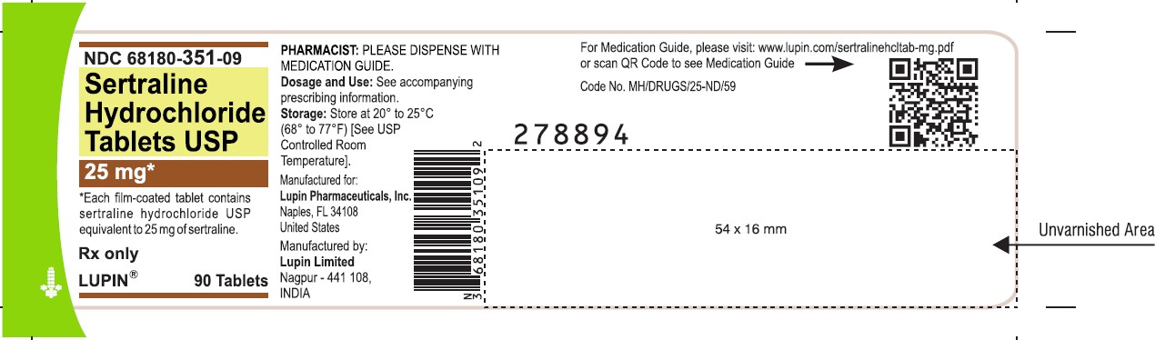 Container Label 25 mg- 90 Tablets