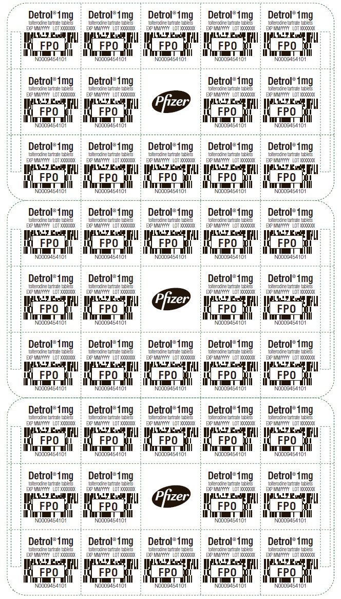 PRINCIPAL DISPLAY PANEL - 1 mg Tablet Blister