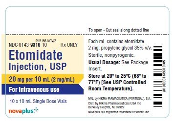 10 mL label