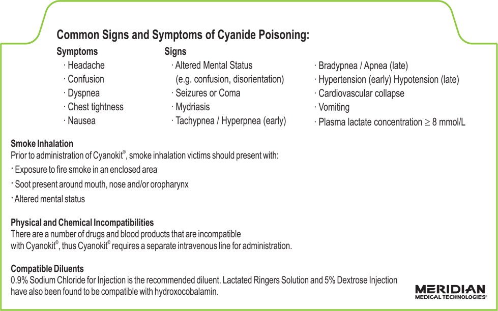 cyanide treatment kit cyanide treatment kit
